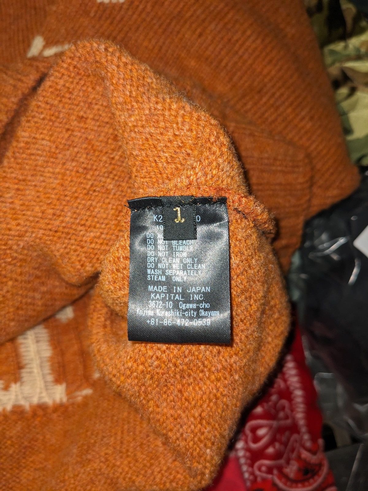 Kapital Kountry Kapital 5G Cotton Knit Bone Crew Sweater Brown Size 1 Size US S / EU 44-46 / 1 - 4 Thumbnail