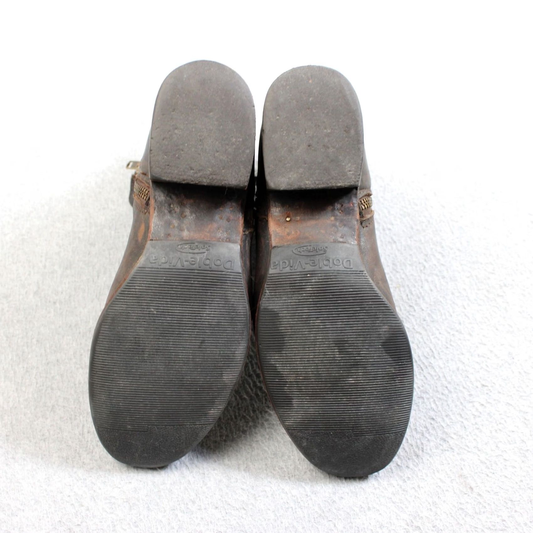 Frye Frye Brown Leather Ankle Zip Bootie Boho Style Womens 7 US Size Size US 7 / IT 37 - 2 Thumbnail