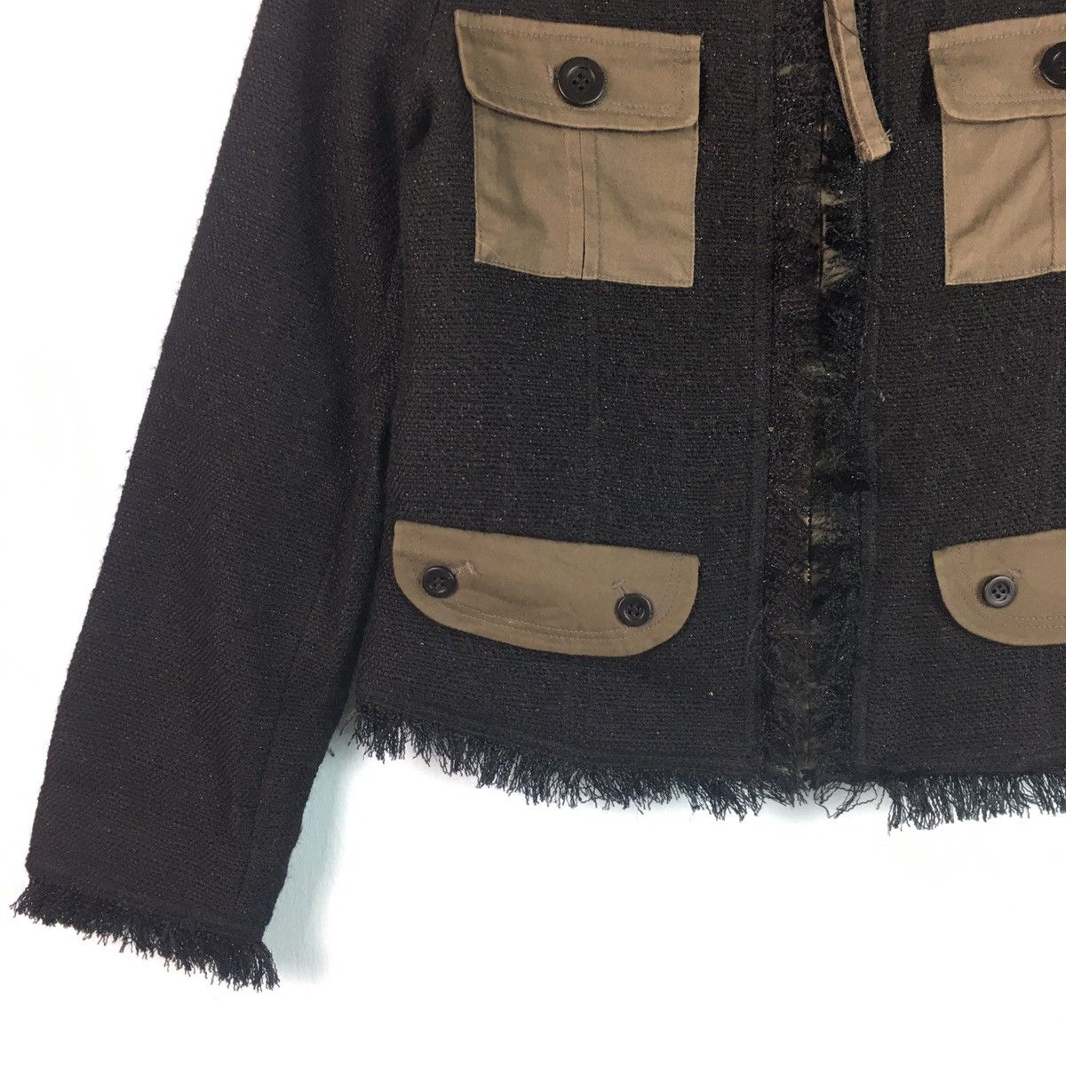 Japanese Brand Rejoove Japanese Women Hairy Crop Size XS / US 0-2 / IT 36-38 - 2 Thumbnail