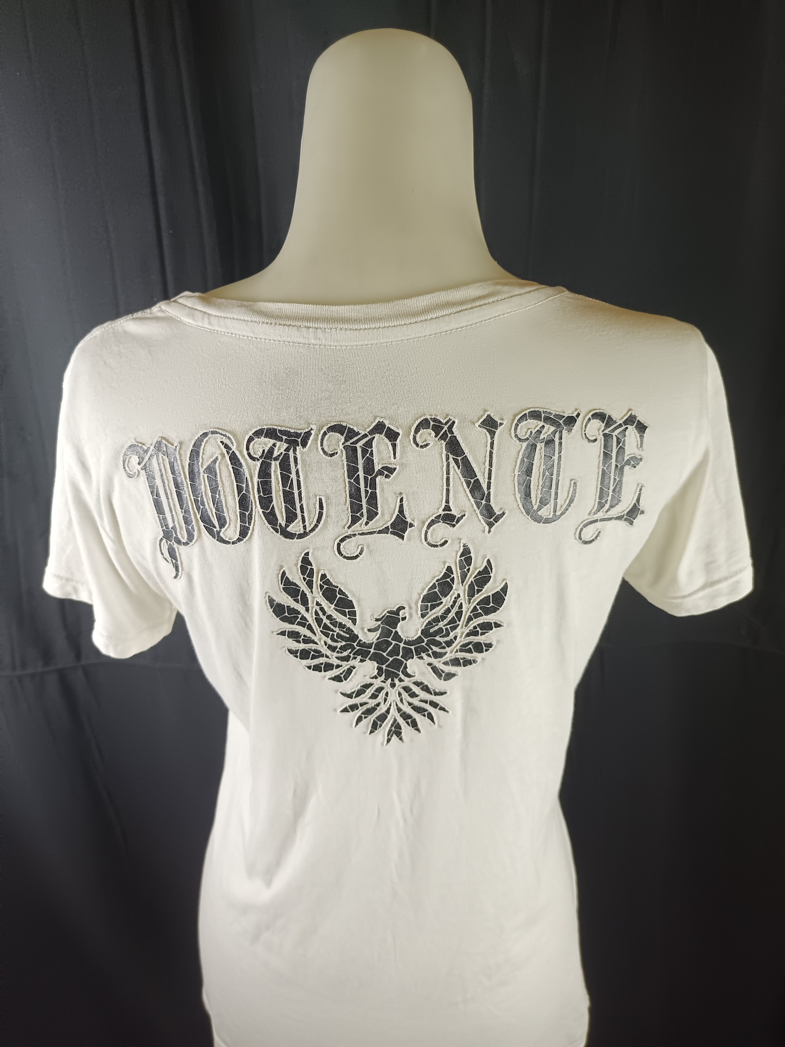 Vintage POTENTE Poem Live Fair Women's T-shirt Size M / US 6-8 / IT 42-44 - 14 Thumbnail