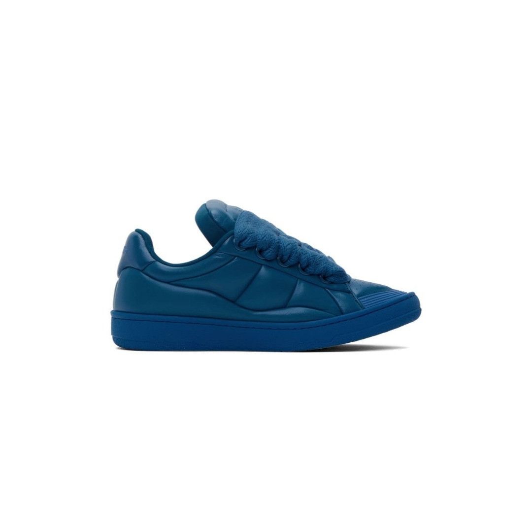 Lanvin o1w1db11024 Curb Low Top Sneakers in Blue Size US 7.5 / EU 40-41 - 2 Thumbnail