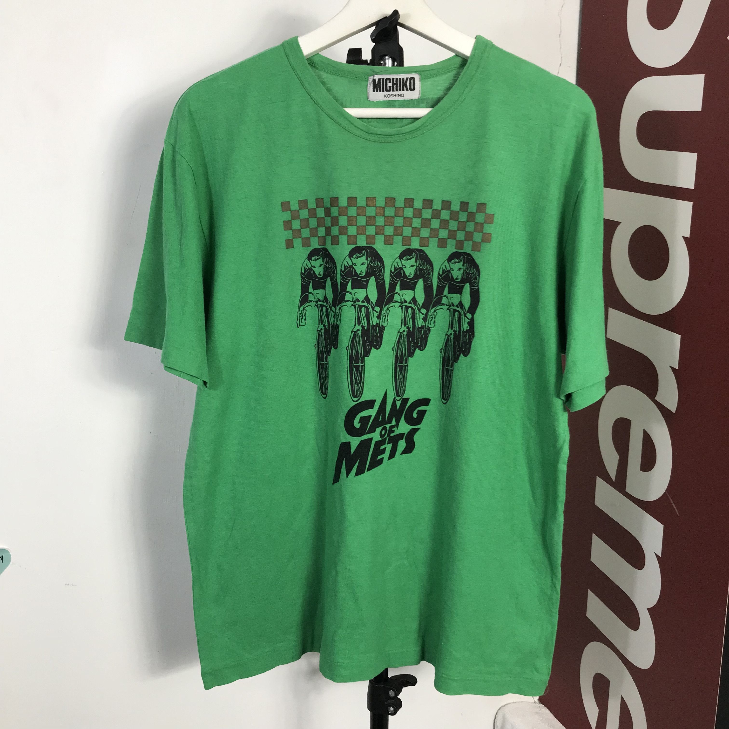 Michiko Koshino London Vintage Michiko Koshino gang of mets men bicycle phototee Size US L / EU 52-54 / 3 - 1 Thumbnail