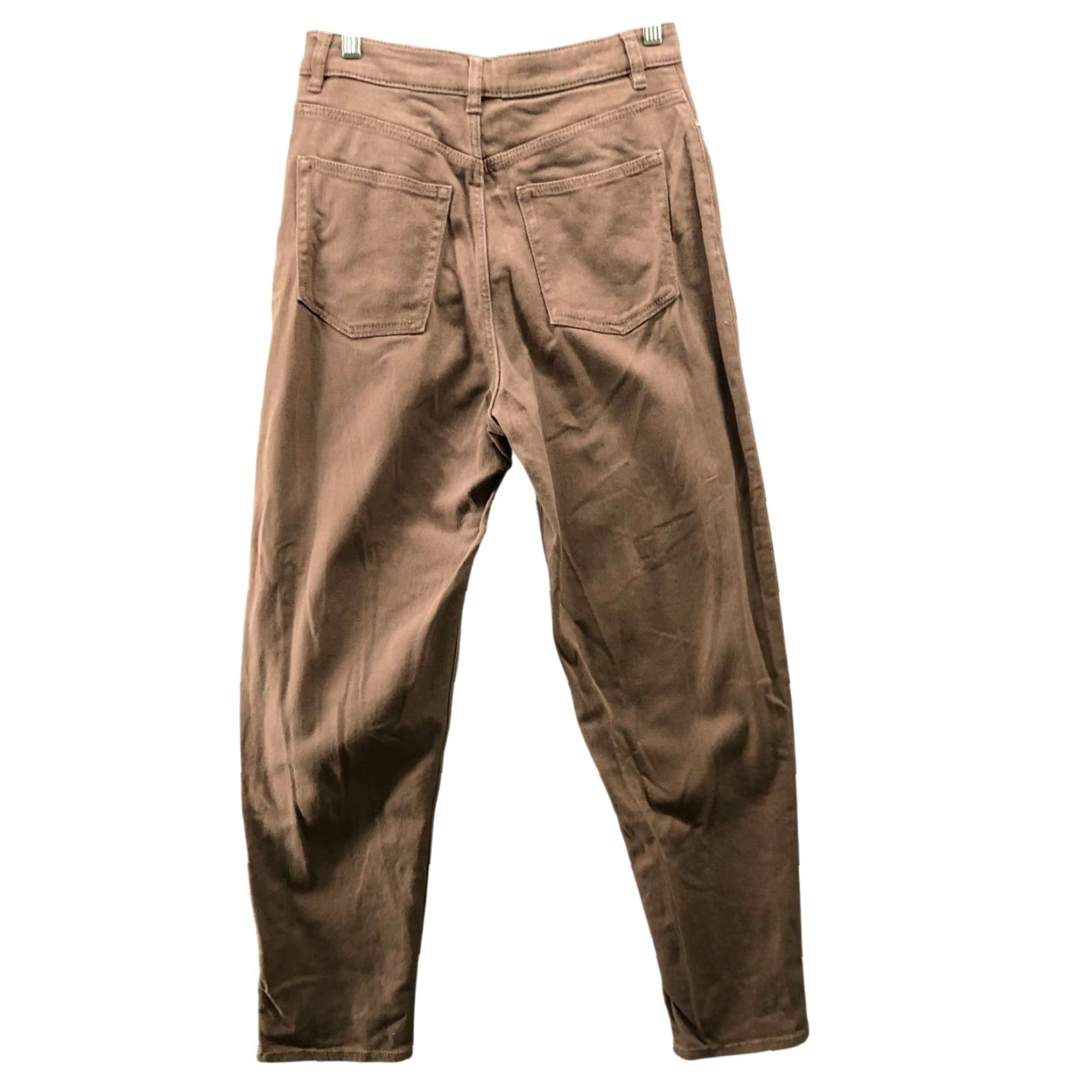 H&M H&M Jeans Womens 6 Mom High Waisted Brown Stretch Tapered Relaxed Size 28" / US 6 / IT 42 - 2 Thumbnail