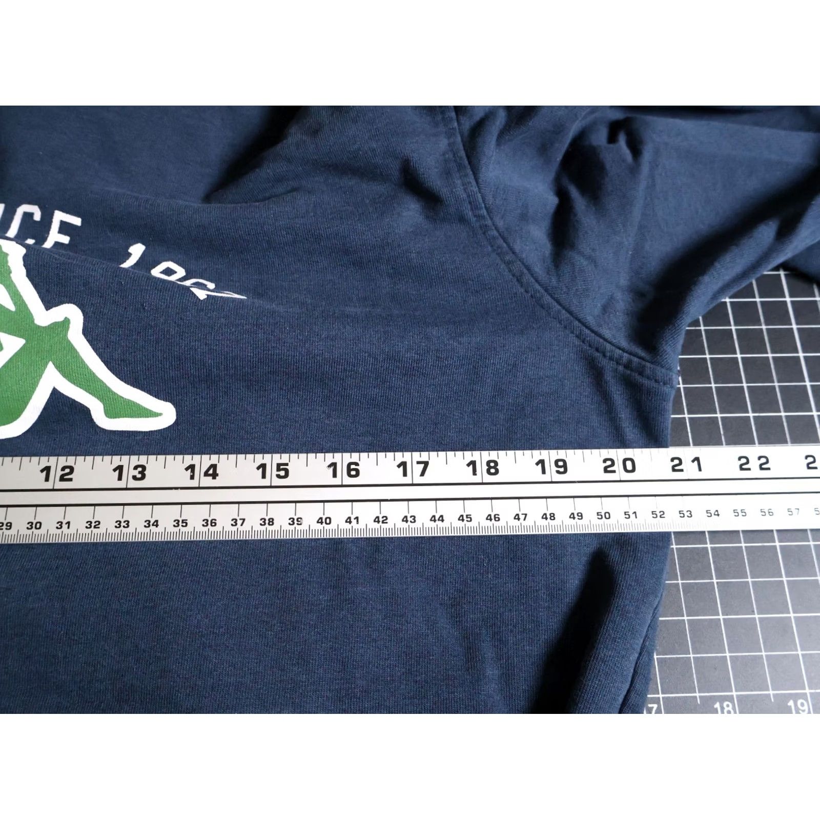 Kappa VINTAGE Kappa Hoodie Women's Medium Dark Blue Sweatshirt Pullover Drawstring Skater Logo Size M / US 6-8 / IT 42-44 - 5 Thumbnail