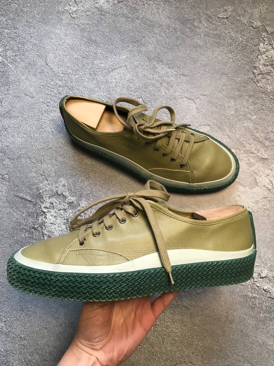 Salvatore Ferragamo Salvatore Ferragamo low sneakers leather Size US 11.5 / EU 44-45 - 1 Thumbnail