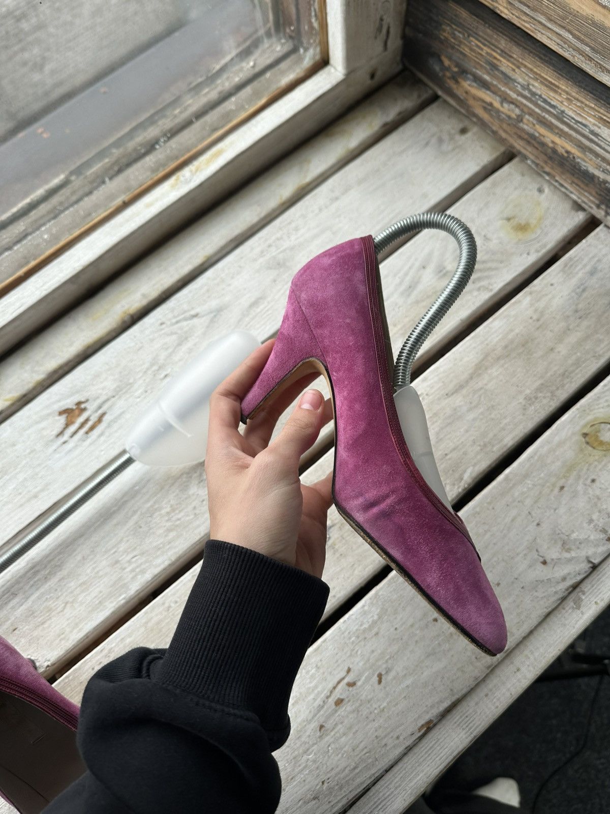 Gucci 🚨ARHIVE GUCCI HEELS LUXURY RARE PINK OLD MONEY Size US 7.5 / IT 37.5 - 16 Thumbnail