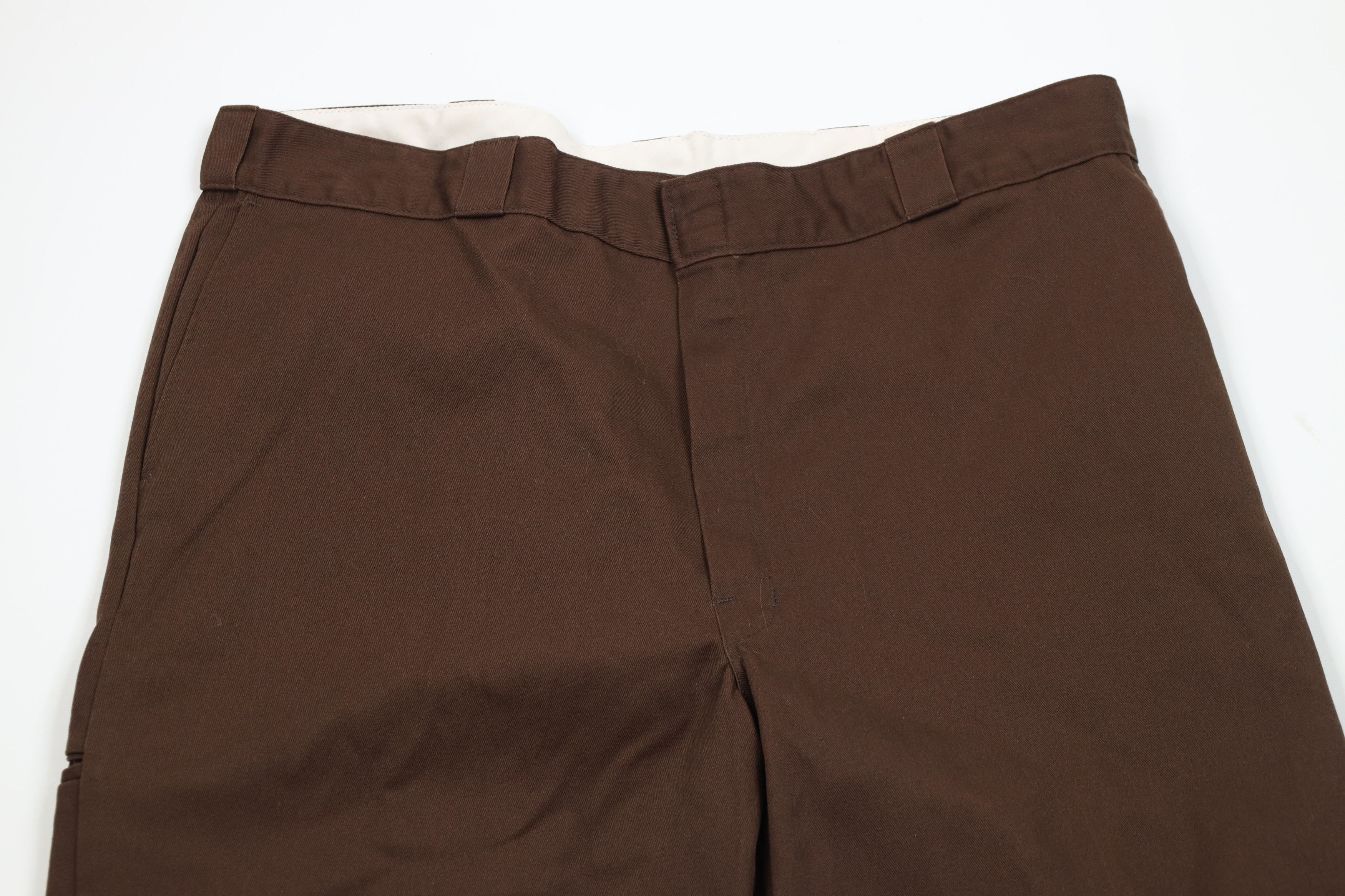 Dickies Vintage Y2K Dickies Knee Wide Leg Pants Brown Workwear Size US 42 / EU 58 - 2 Thumbnail