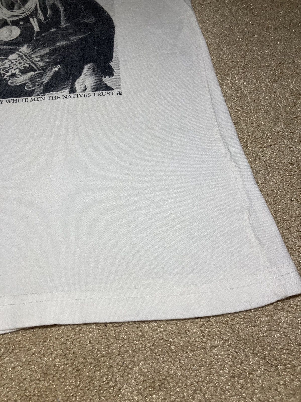 Fucking Awesome 2009 Fucking Awesome White Men Natives Trust Indian Vintage Size US S / EU 44-46 / 1 - 6 Thumbnail