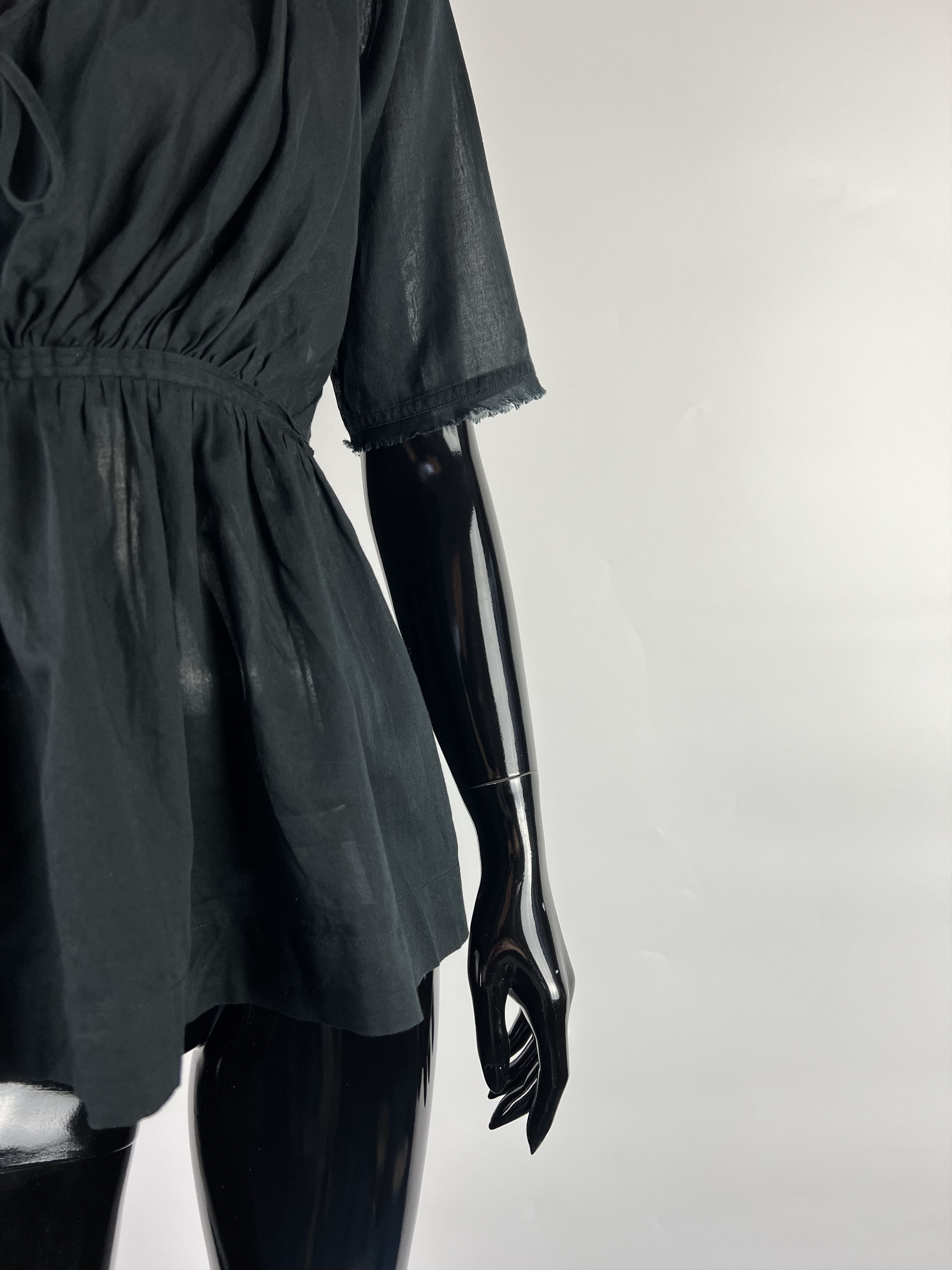 Jil Sander Jil Sander Women's Black Cotton Blouse Top Size XS/S Size S / US 4 / IT 40 - 7 Thumbnail