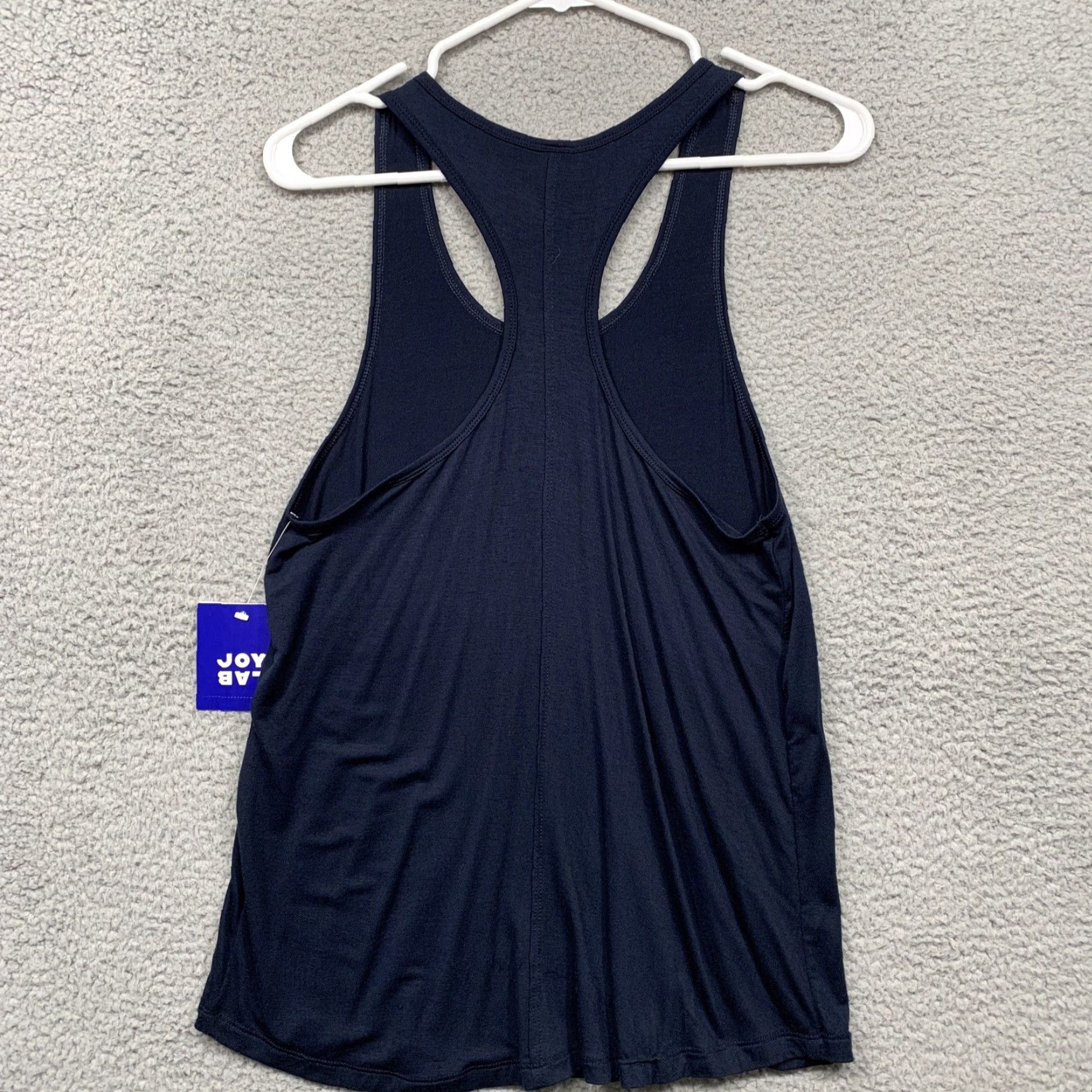 Vintage Joy Lab Athletic Racerback Tank Top Womens XS Scoop Neck Dark Blue NWT Logo Size XS / US 0-2 / IT 36-38 - 4 Thumbnail