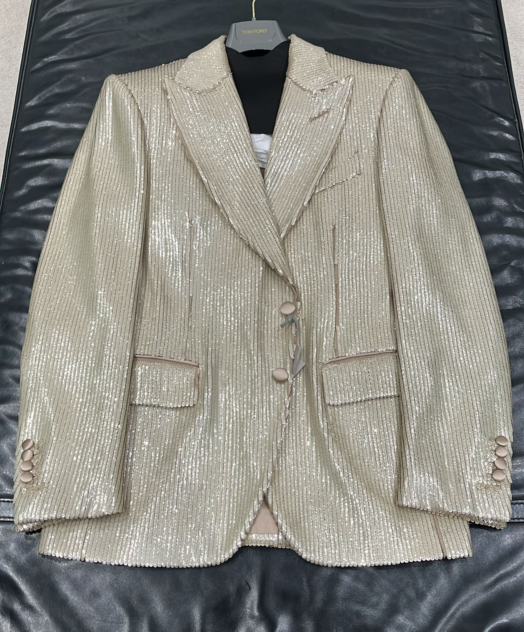 Tom Ford o1loc1c0126 JEPPE2 Evening Cocktail Jacket in White Size US L / EU 52-54 / 3 - 1 Thumbnail