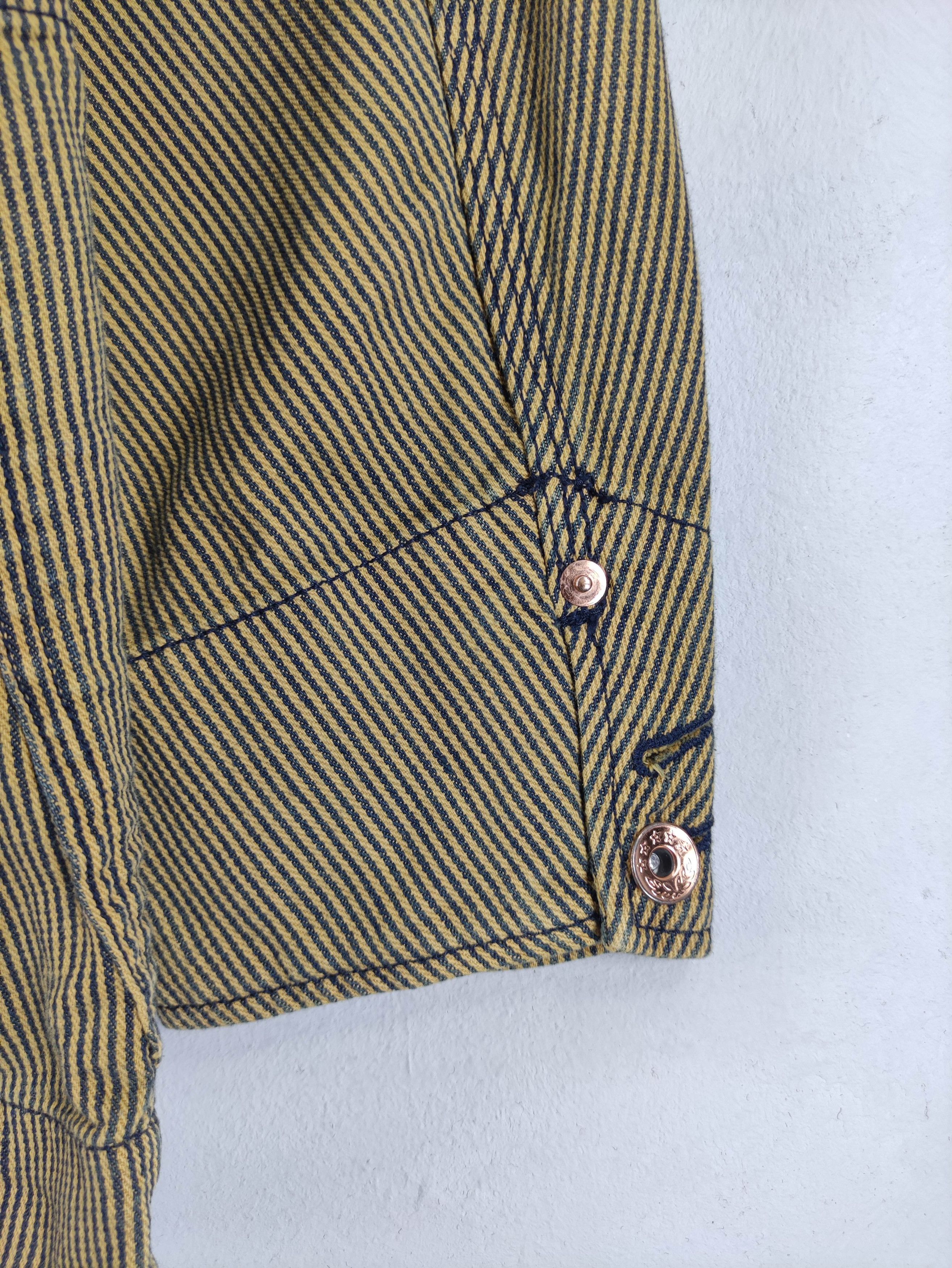 Dickies Vintage Dickies Chore Jacket Work Wear Striped Size US L / EU 52-54 / 3 - 9 Thumbnail