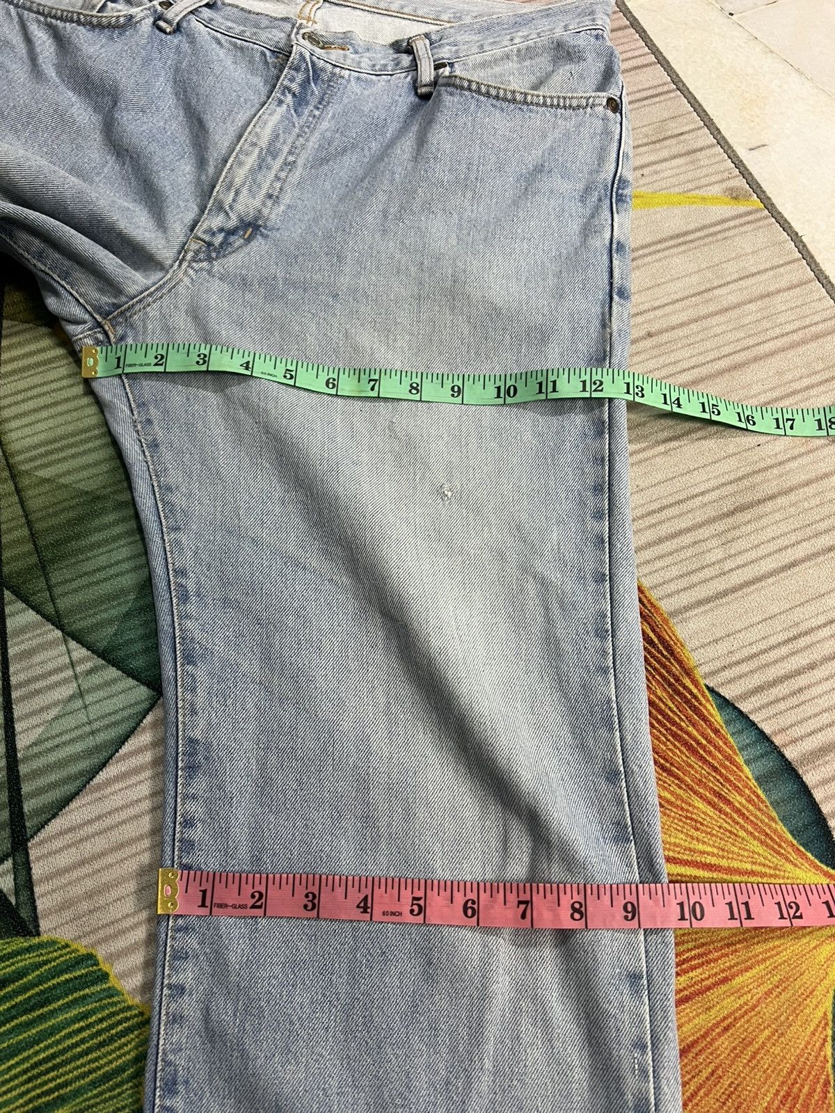 Edwin × If Six Was Nine × Japanese Brand VINTAGE 90’s STYLE EDWIN LIGHT WASH BAGGY JEANS Size US 34 / EU 50 - 15 Thumbnail