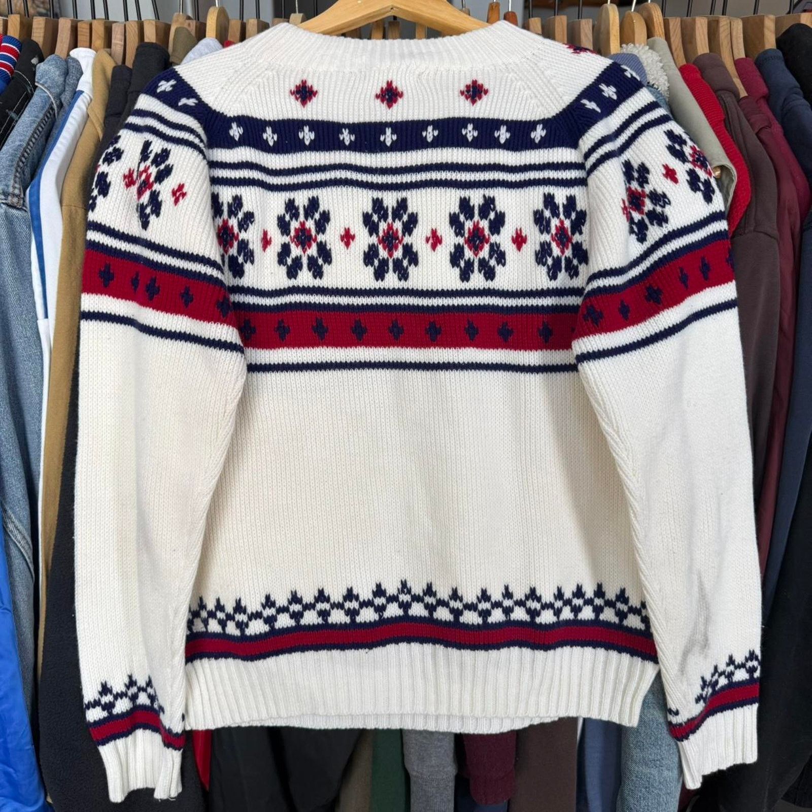 JCPenney Vintage 50s or 60s JC Penny Womens Knit Sweater Size M / US 6-8 / IT 42-44 - 6 Thumbnail