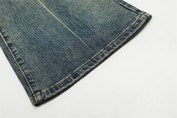 VIBE Heavy washed distressed punk flared jeans Size US 32 / EU 48 - 5 Thumbnail