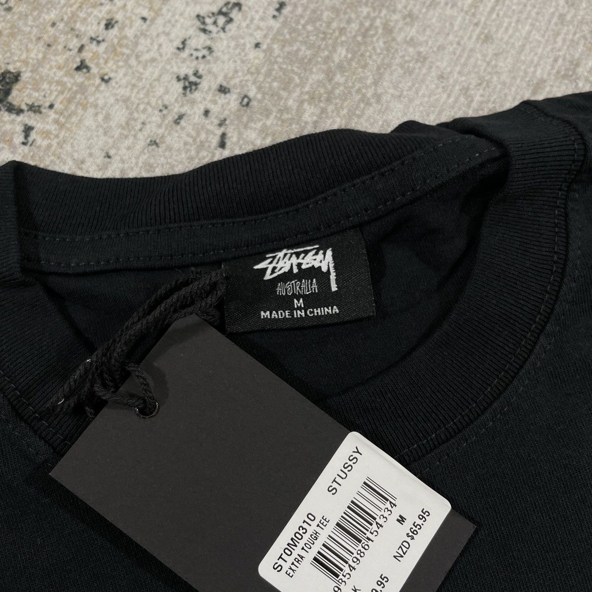 Stussy × Vintage Stussy Extra Tough Tee Black - Medium Size US M / EU 48-50 / 2 - 3 Thumbnail