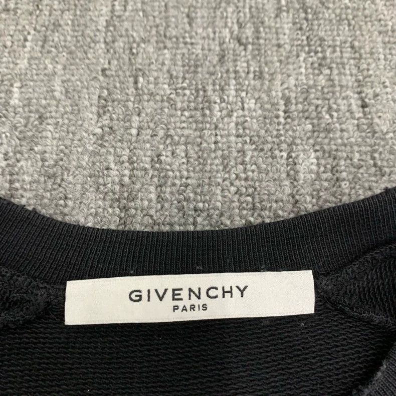 Givenchy Givenchy Black Lightning Letter Long Sleeve Sweatshirt, Si Size US XS / EU 42 / 0 - 6 Thumbnail