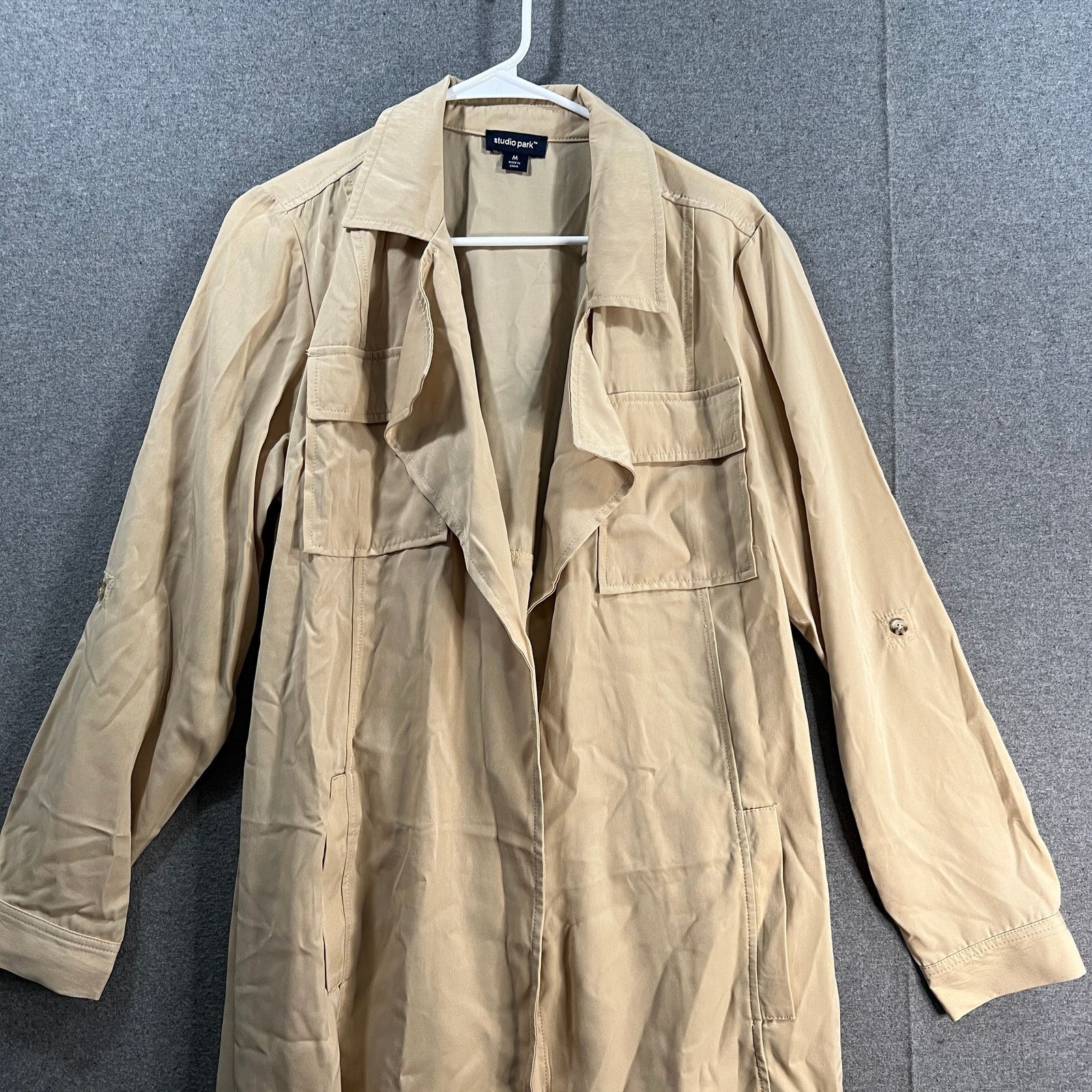 Other Studio Park x Leah Williams Open-Front Soft Trench Size M / US 6-8 / IT 42-44 - 4 Thumbnail