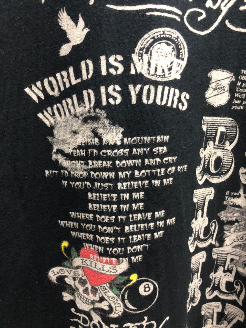 Christian Audigier Vintage CHRISTIAN AUDIGER Full Print Long Sleeve Size US L / EU 52-54 / 3 - 7 Thumbnail