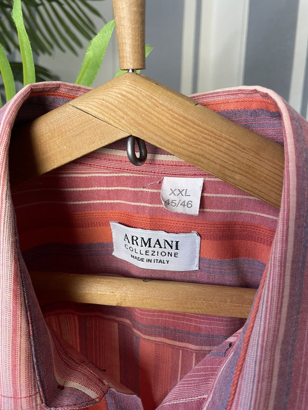 Armani Collezioni Vintage Armani Collezione Short Sleeve Button Up Shirt XXL Size US XXL / EU 58 / 5 - 4 Thumbnail