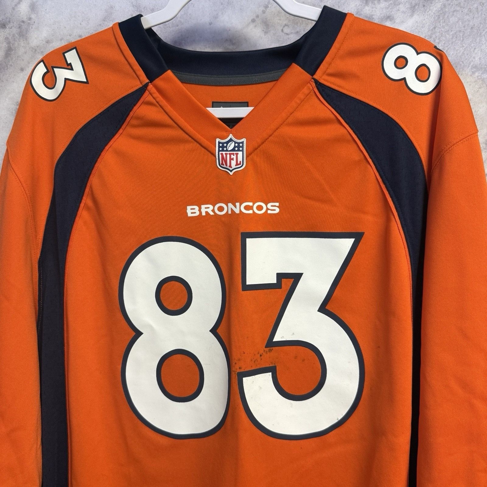 Nike Denver Broncos Wes Welker Nike Jersey Mens XXL 27.5x34 On Fi Size US XXL / EU 58 / 5 - 1 Thumbnail
