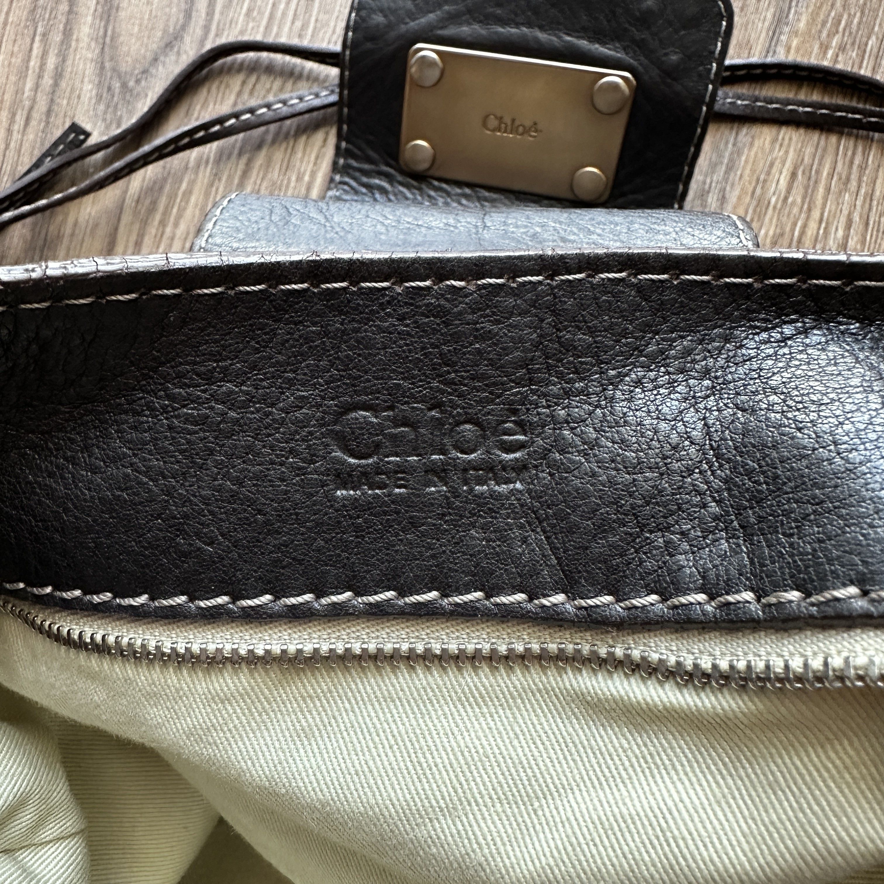 Chloe Chloe Pebbled Leather Paddington Hobo 02-07-53 Made In Italy Size ONE SIZE - 23 Thumbnail