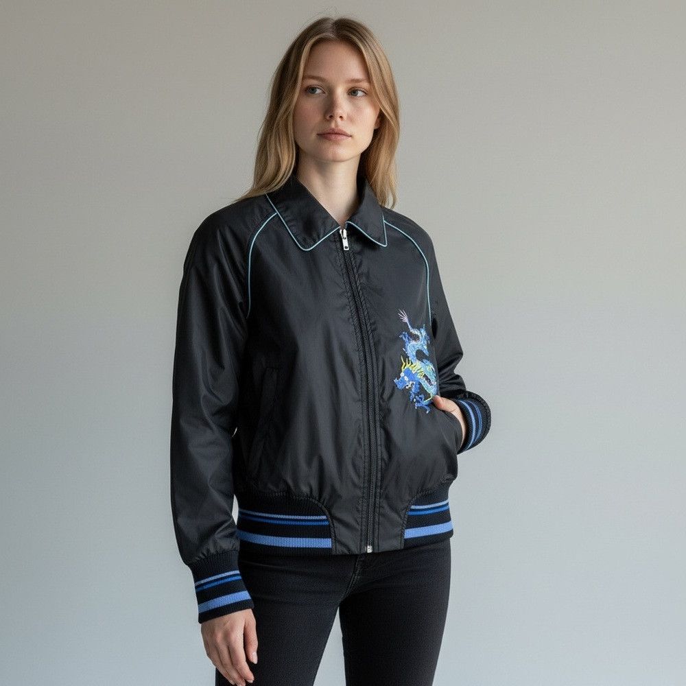 Other Anky Technical Casuals Dragon Embroidered Bomber Size 10 Size L / US 10 / IT 46 - 1 Thumbnail