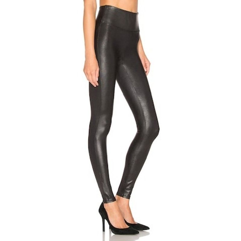 Spanx Spanx Faux Leather Leggings Pants Black Size XL Size 38" / US 16 / IT 52 - 9 Thumbnail
