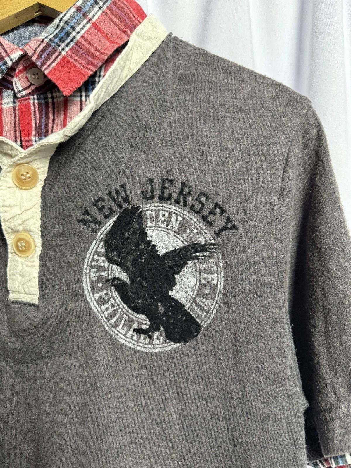 Hysteric Glamour × If Six Was Nine × Japanese Brand Japanese Poem Double Layers Famock Polo Shirt Size US M / EU 48-50 / 2 - 5 Thumbnail