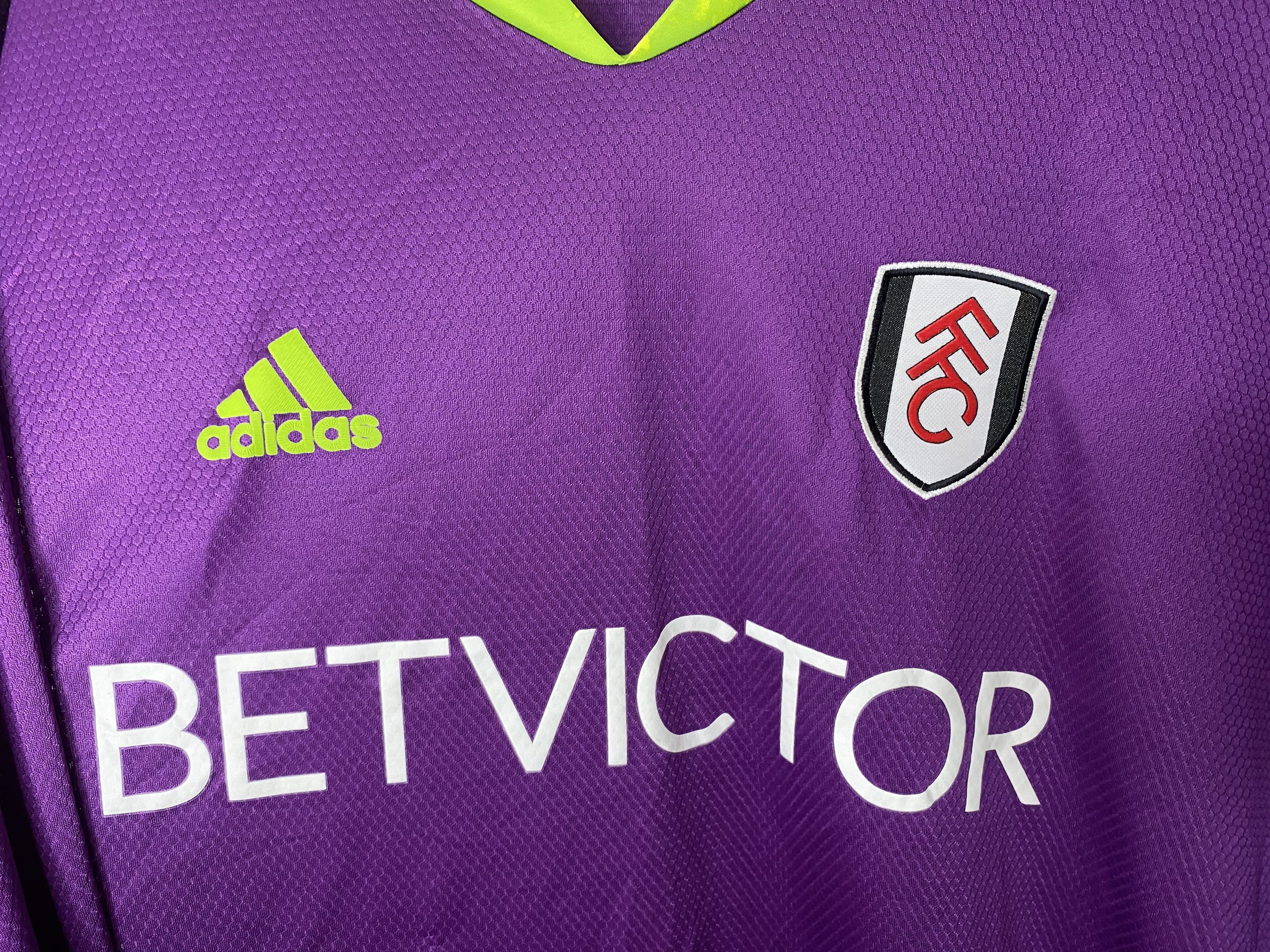 Adidas × UEFA FULHAM FC 2018 GOALKEEPER FOOTBALL SHIRT SOCCER JERSEY Size US XXL / EU 58 / 5 - 4 Thumbnail