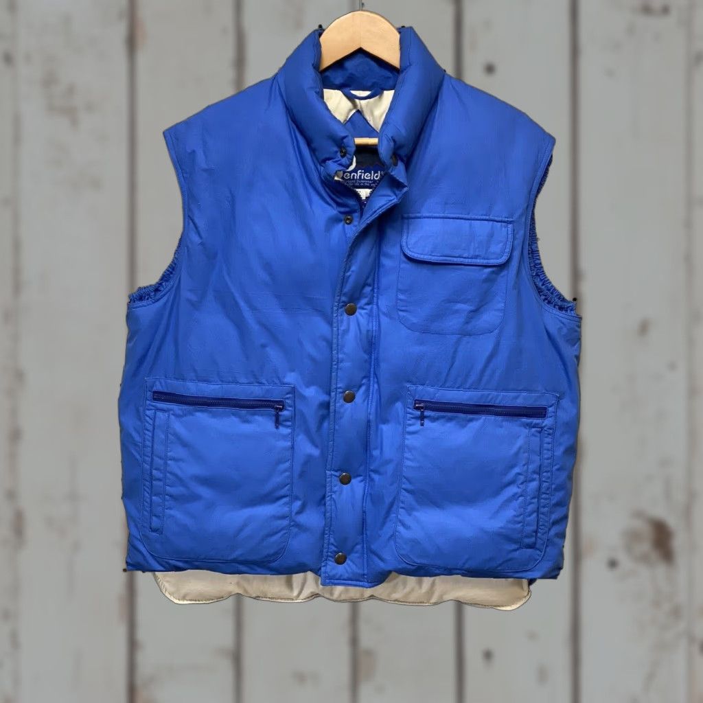 Penfield VINTAGE Penfield Down Puffer Vest Mens L Blue Snap Zip Front - Regular Size - Vest - Men - 80s 90s Outdoor USA Size US L / EU 52-54 / 3 - 1 Thumbnail