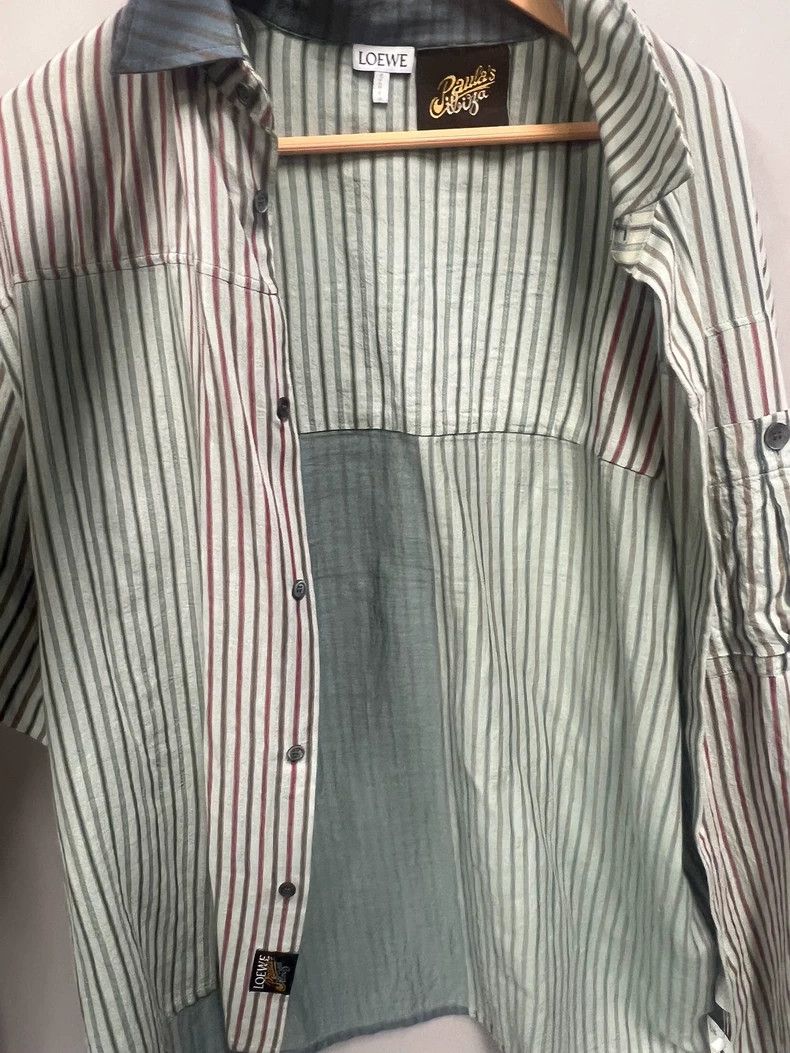 Loewe LOEWE Striped short-sleeved shirt Size XL / US 12-14 / IT 48-50 - 1 Thumbnail