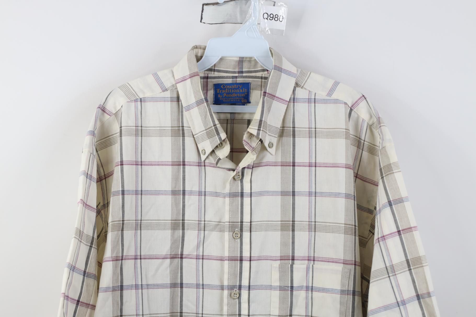 Pendleton Vintage 90s Pendleton Country Short Sleeve Button Down Shirt Size US XL / EU 56 / 4 - 2 Thumbnail