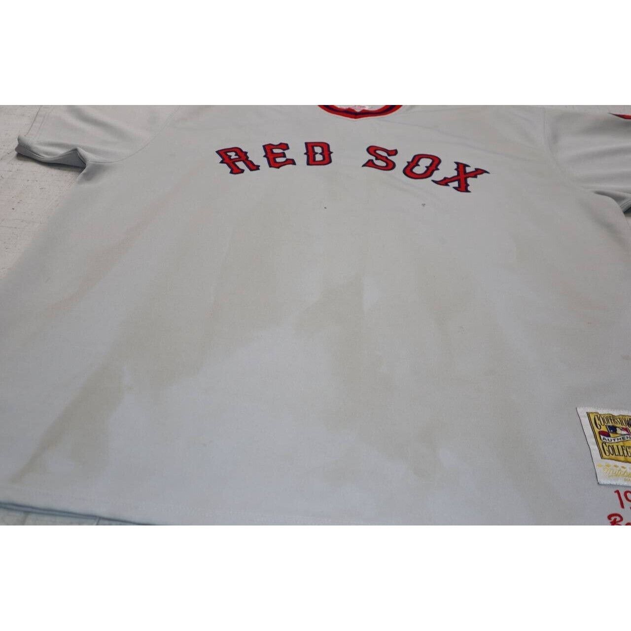 Mitchell & Ness Red Sox Babe Ruth #3 1918 Mitchell & Ness Cooperstown Jersey Size US XXL / EU 58 / 5 - 10 Thumbnail