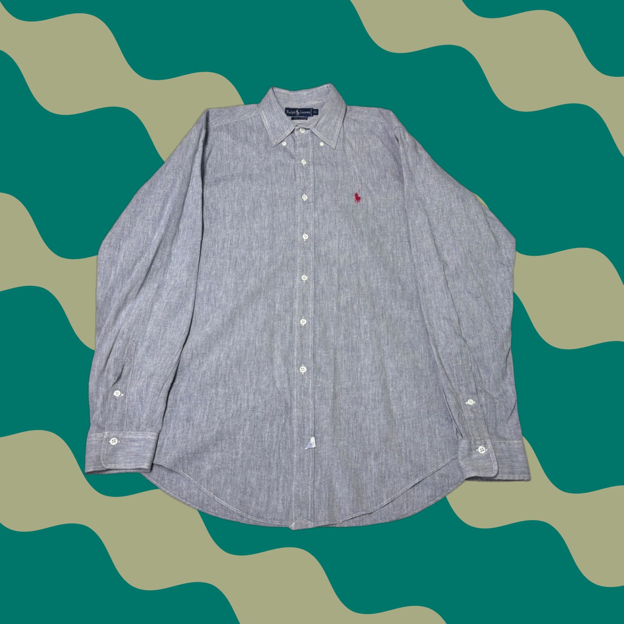Ralph Lauren Ralph Lauren Button-Up Shirt XL Men’s Long Sleeve Oxford Red Pony Logo Collared Button-Down Casual Workwear Preppy Size US XL / EU 56 / 4 - 1 Thumbnail