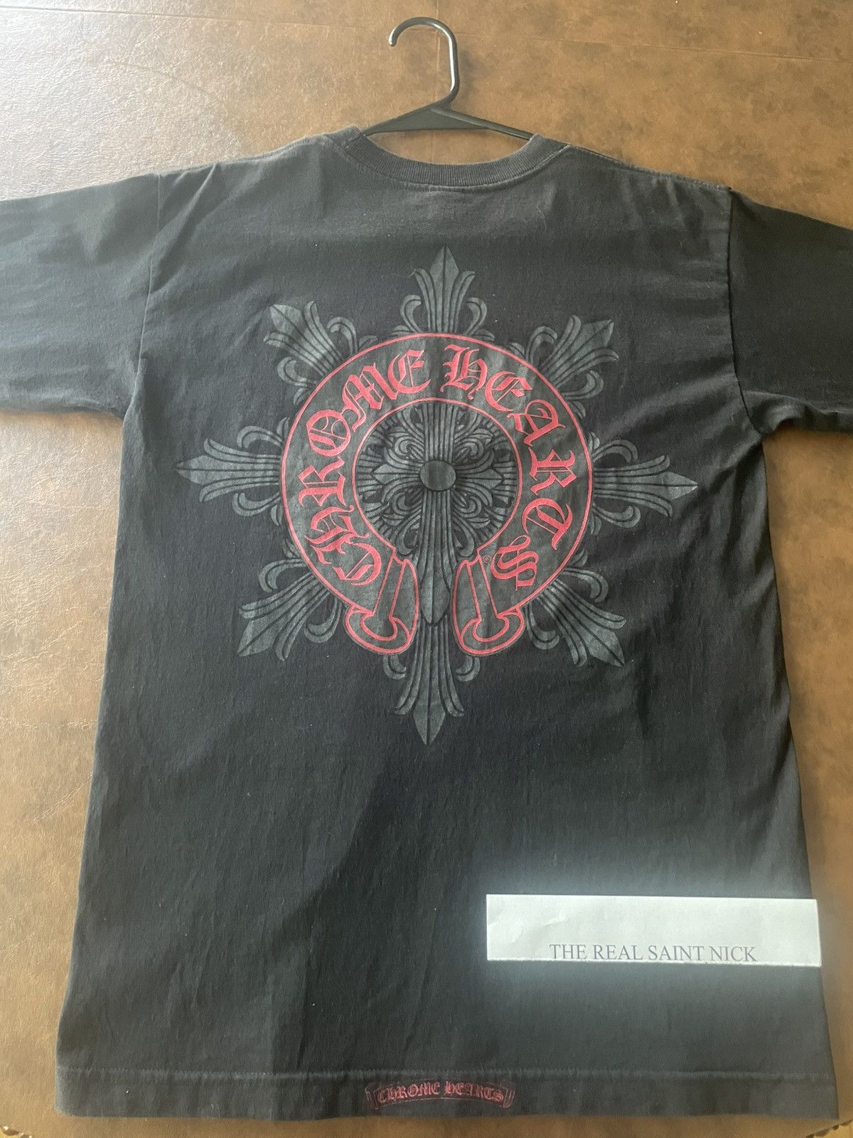 Chrome Hearts Chrome Hearts Red Horseshoe Floral Cross Long Sleeve Size US M / EU 48-50 / 2 - 4 Thumbnail