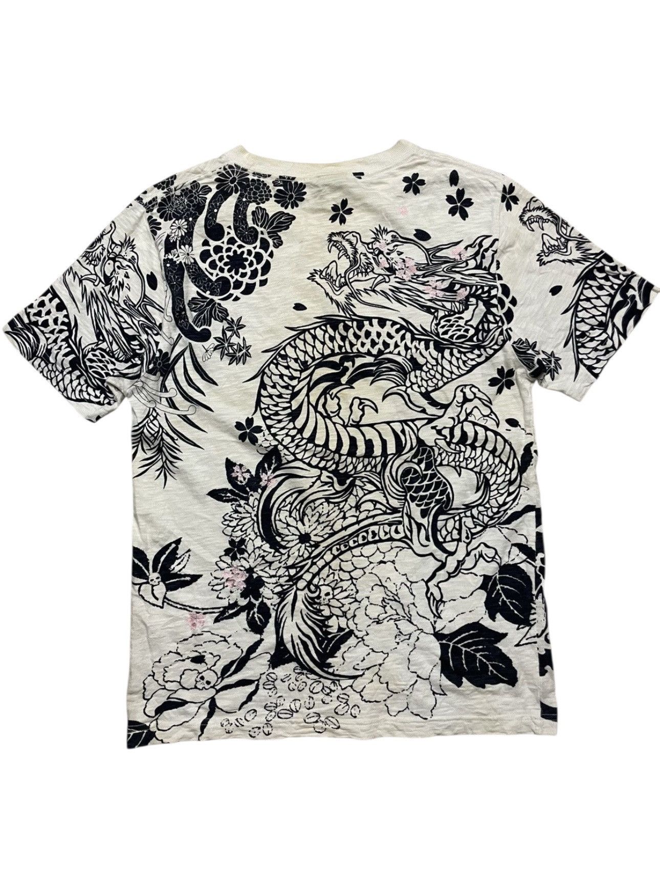 Japanese Brand Japanese Culture Tattoo Dragon 3D Print Yakuza Style T-Shirt Size US S / EU 44-46 / 1 - 1 Thumbnail