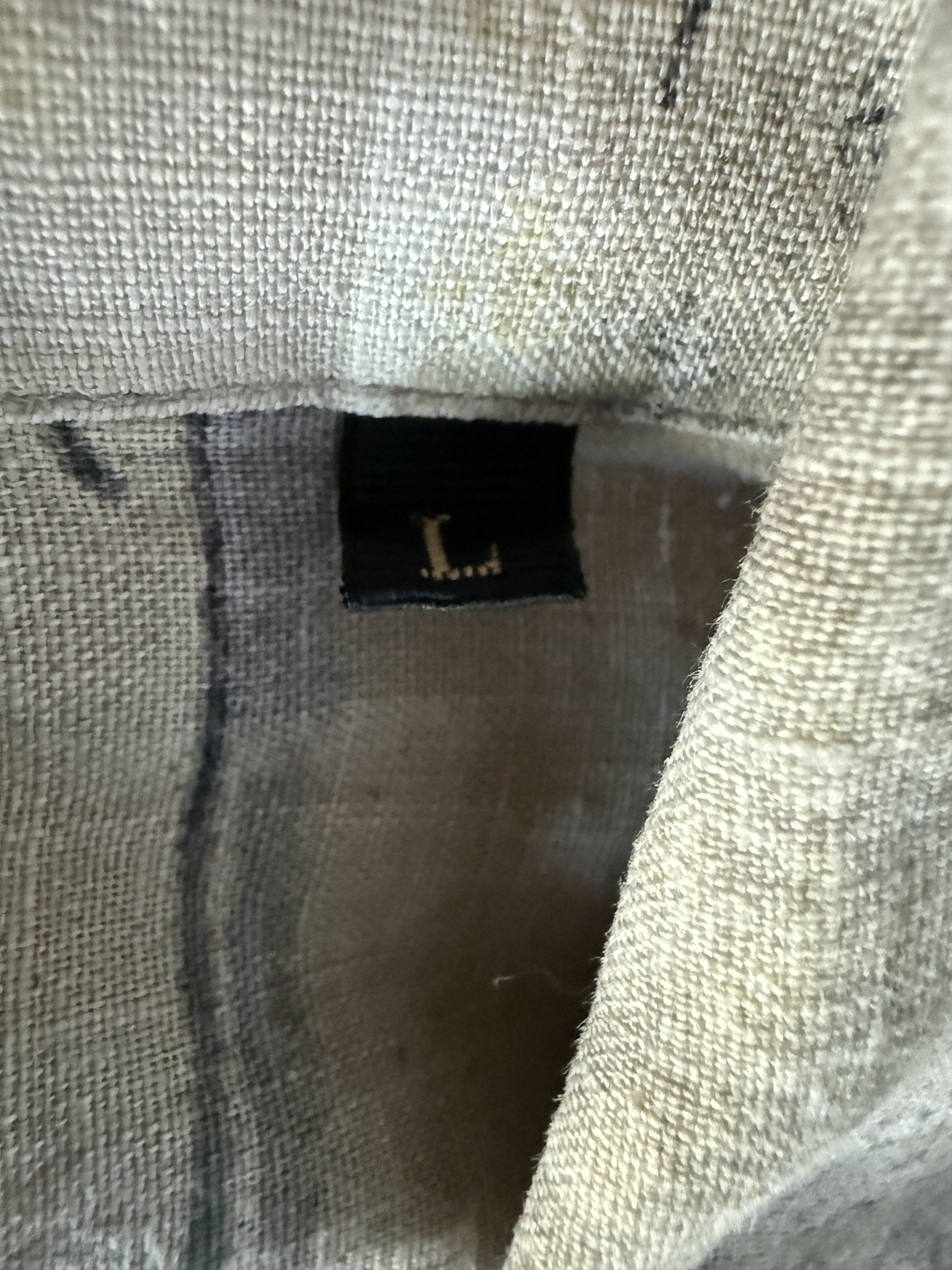 Other Vintage 100% Linen Made in Italy Camp Collar Short Sleeve Size US L / EU 52-54 / 3 - 4 Thumbnail