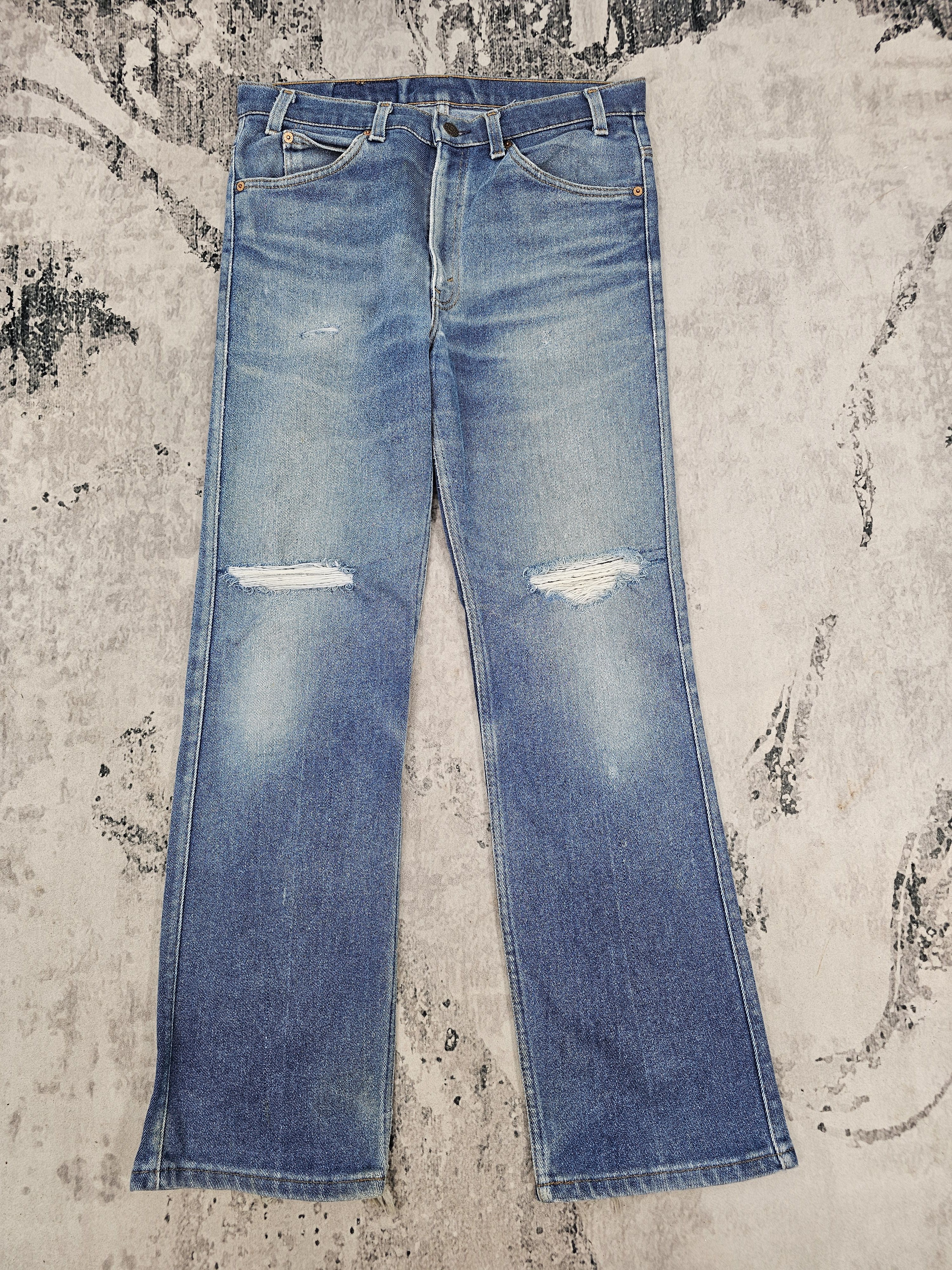 Levi's Vintage LEVIS 517 Ripped Bootcut Flare Strech Jeans L0447 Size US 34 / EU 50 - 1 Thumbnail