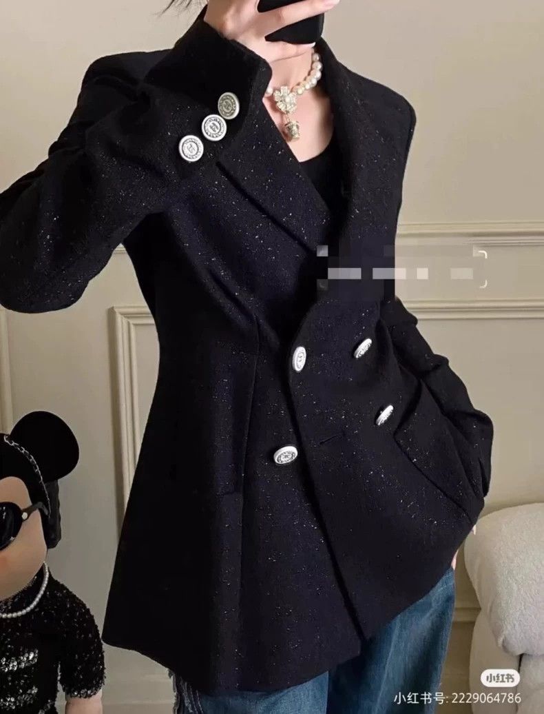 Chanel Chanel Cruise series black glitter jacket 2503-Nextarrow Size XXS / US 00 / IT 34 - 8 Thumbnail