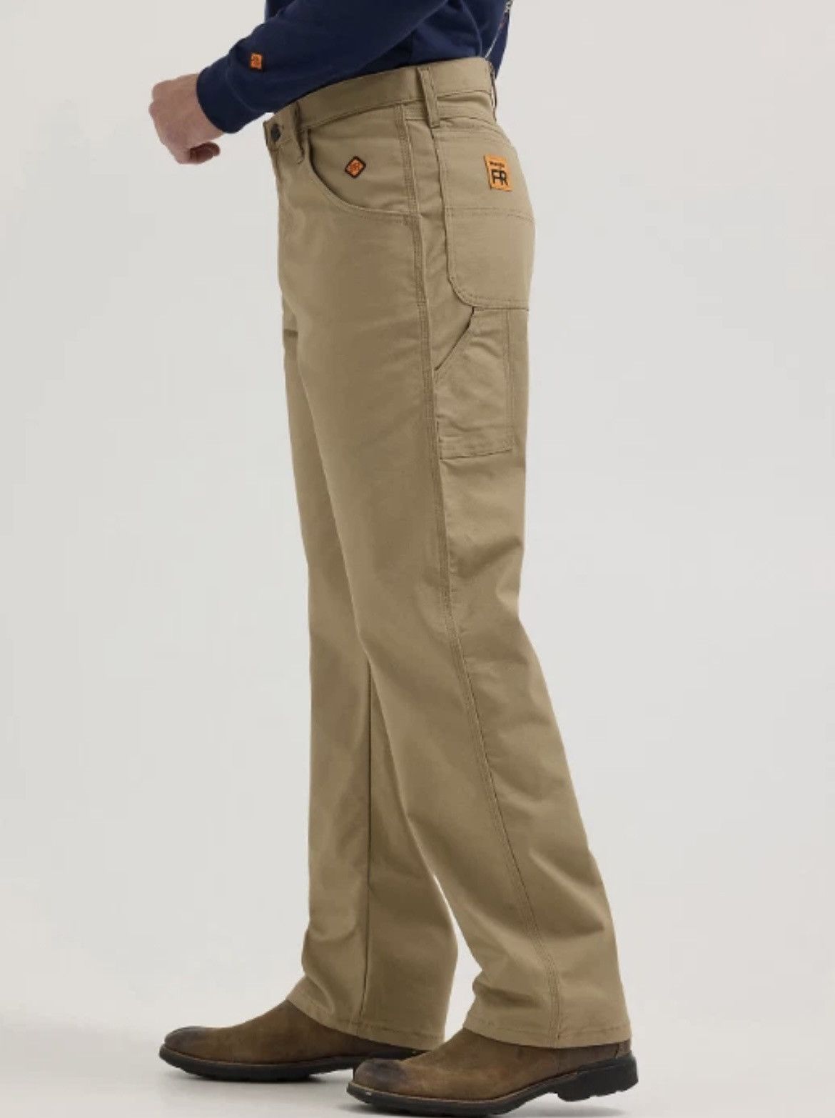 Wrangler Wrangler® FR Flame-Resistant Riggs Carpenter Pant, khaki Size US 34 / EU 50 - 2 Thumbnail