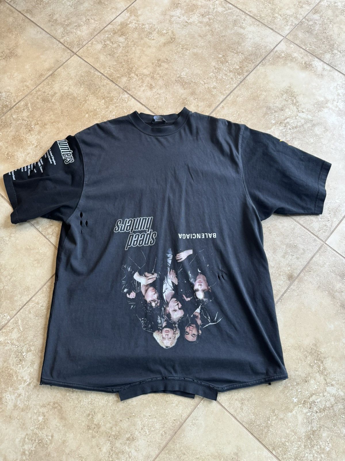 Balenciaga Balenciaga speed hunters upside down tee size 3 Grailed