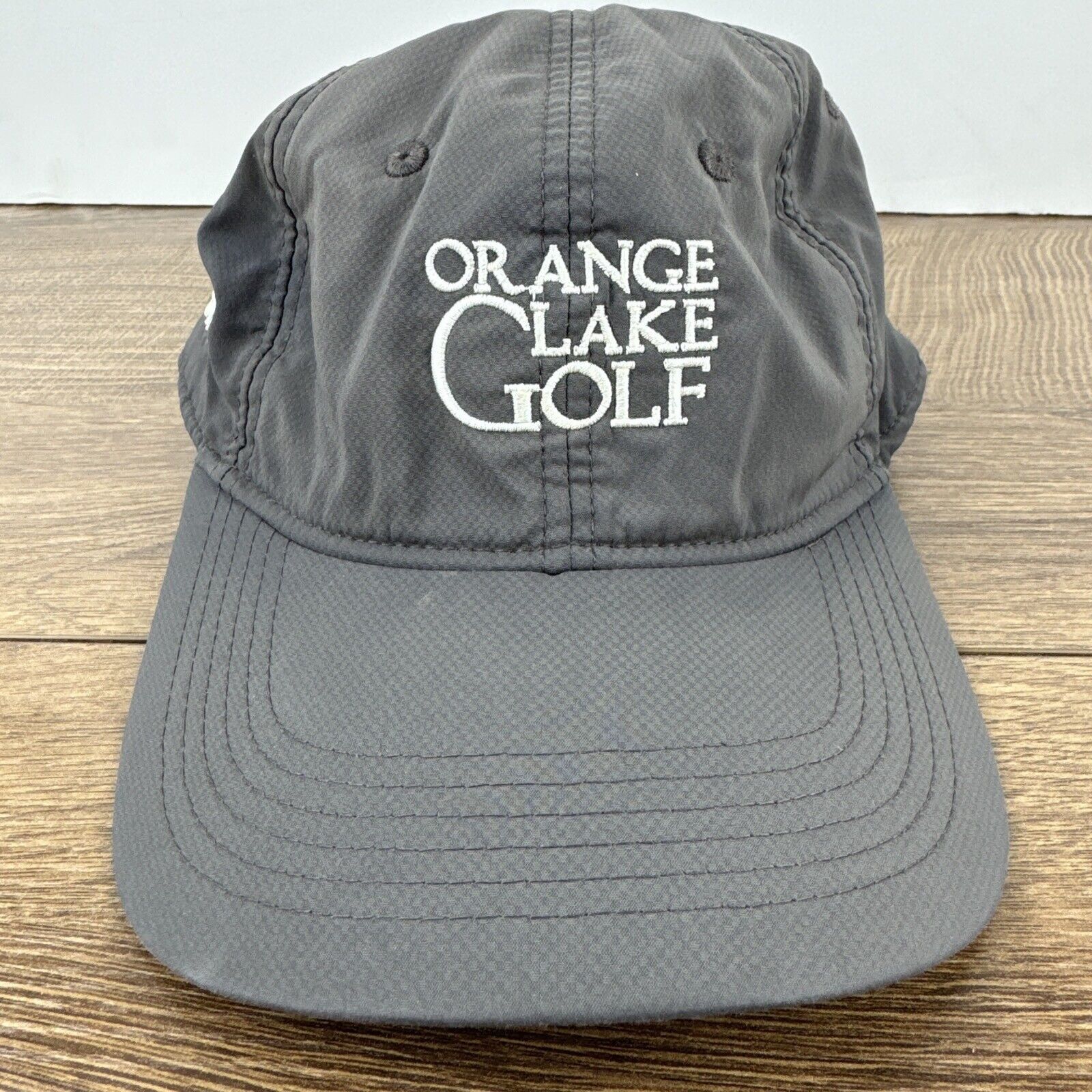 Other Orange Lake Golf Gray Hat Adjustable Adult Size Hat Cap Size ONE SIZE - 5 Thumbnail