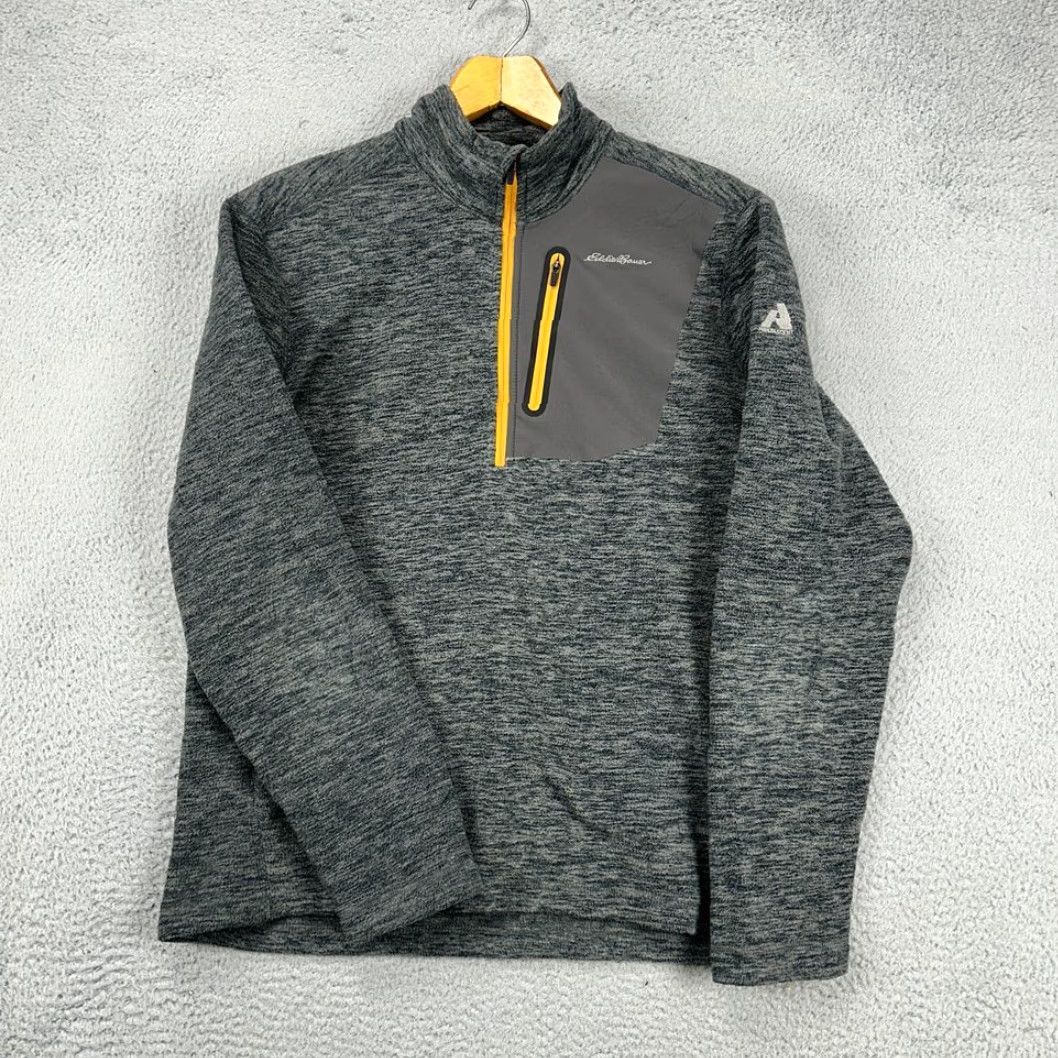 Eddie Bauer Eddie Bauer First Ascent Jacket Mens Medium Gray Fleece Quarter Zip Pullover Size US M / EU 48-50 / 2 - 4 Thumbnail