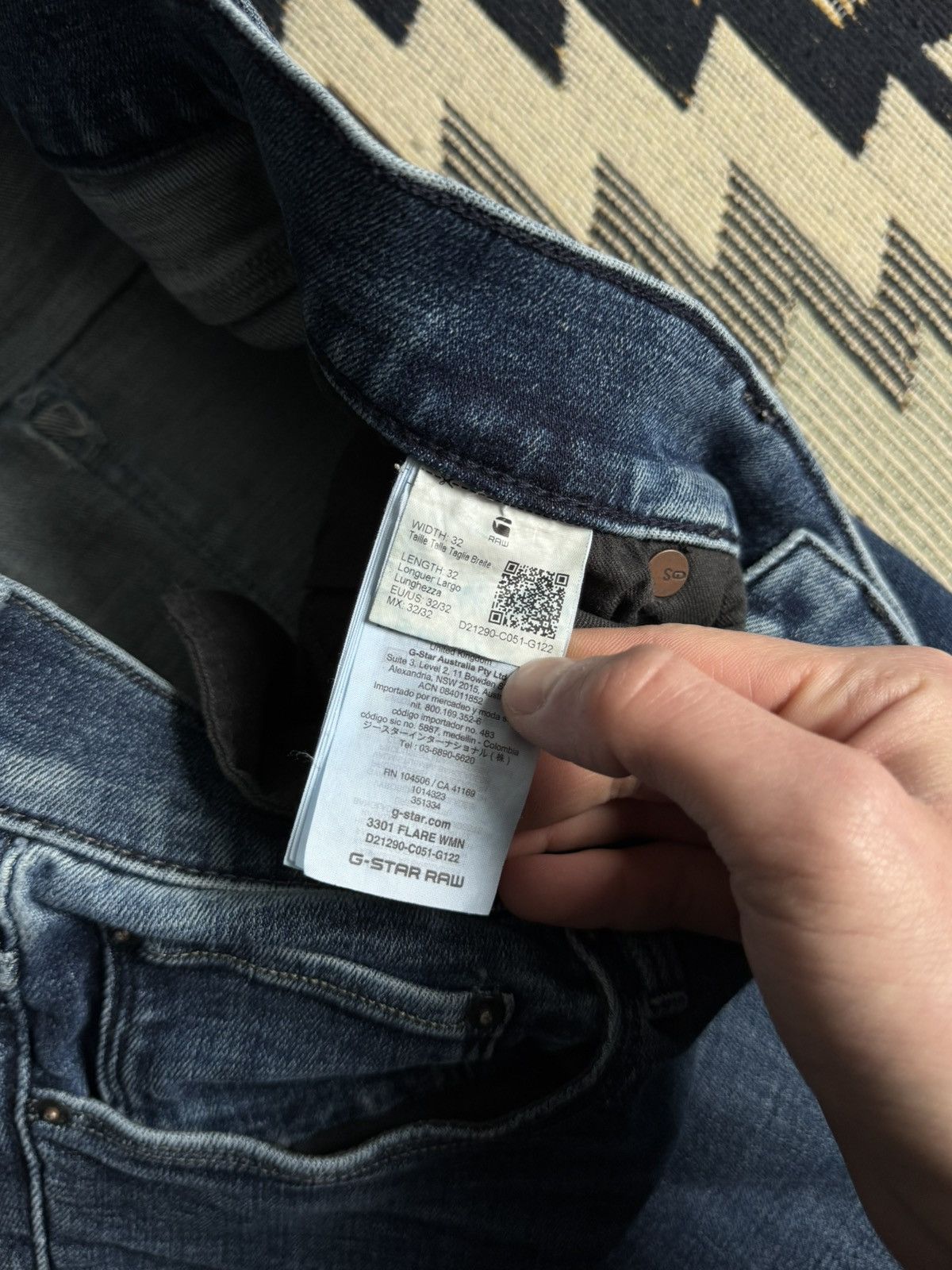 G-Star Vintage G-Star Raw Flare Jeans Y2K Size US 32 / EU 48 - 14 Thumbnail
