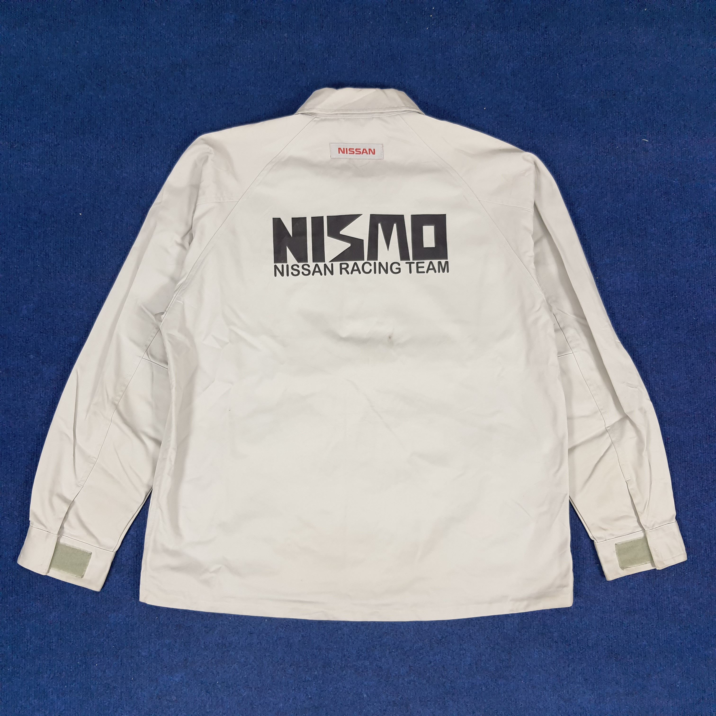 Japanese Brand × Vintage Vintage NISMO Nissan Racing Team Japanese Workwear Jacket Size US L / EU 52-54 / 3 - 1 Thumbnail