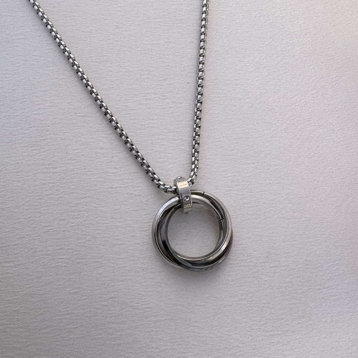 Other Multi Circle Pendant Necklace for Men Women Size ONE SIZE - 2 Thumbnail