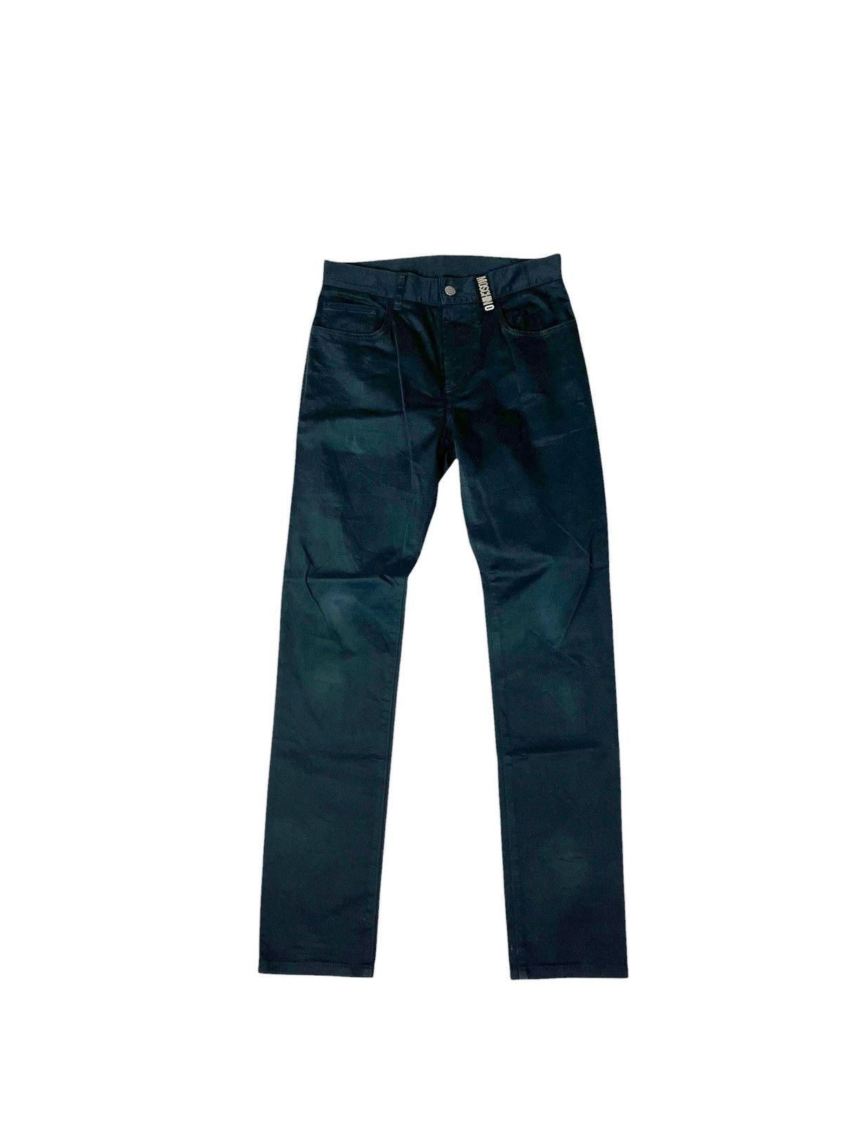 Moschino Moschino Black Slim Fit Casual Pants Made In Italy Size US 30 / EU 46 - 1 Thumbnail