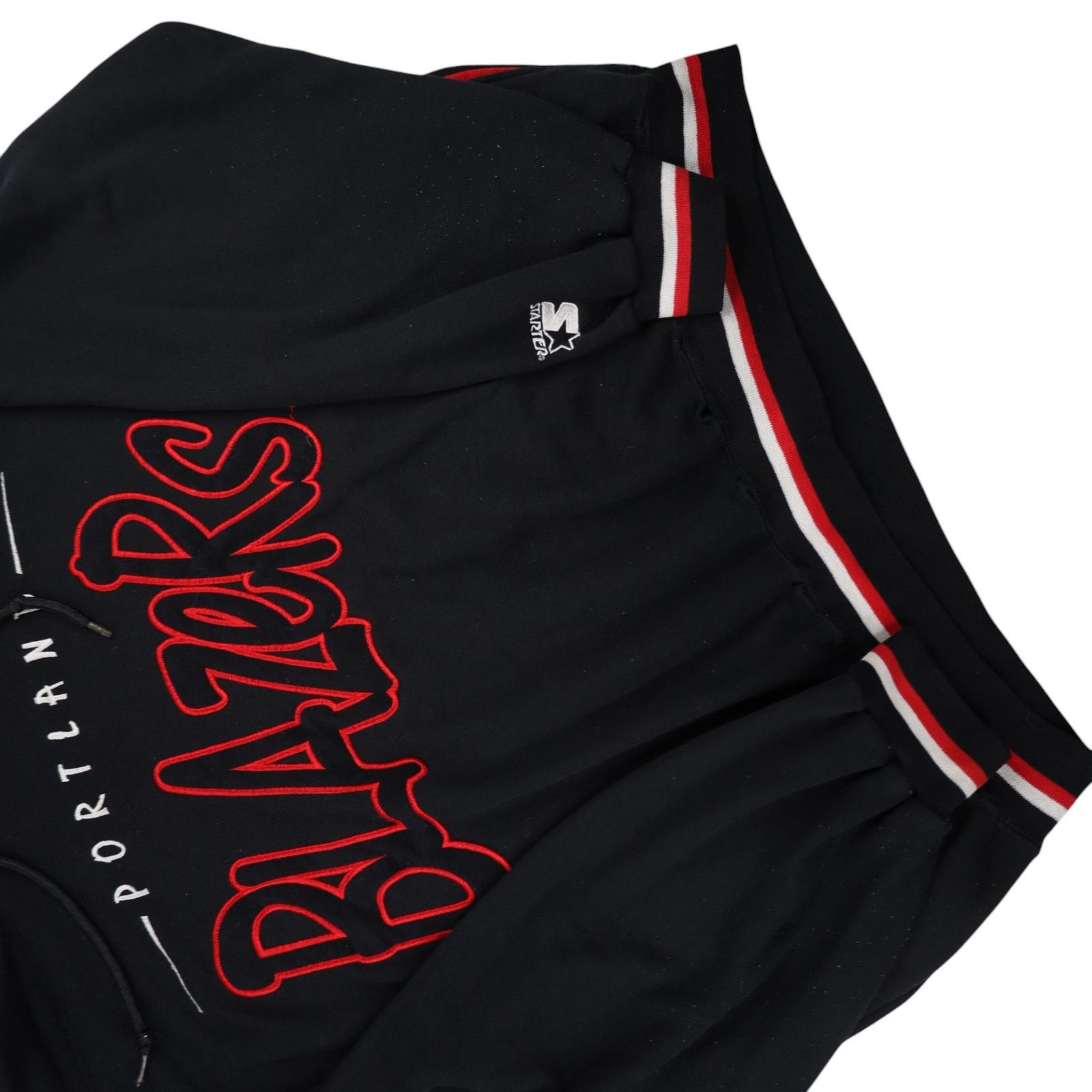 NBA × Starter × Vintage Vintage Starter Portland Blazers Double Hood Hoodie Size US XL / EU 56 / 4 - 3 Thumbnail