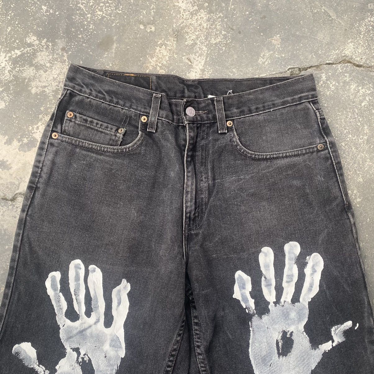 Levi's Vintage Clothing Lot 550 Paint Slapper jeans LV010 Size US 32 / EU 48 - 2 Thumbnail